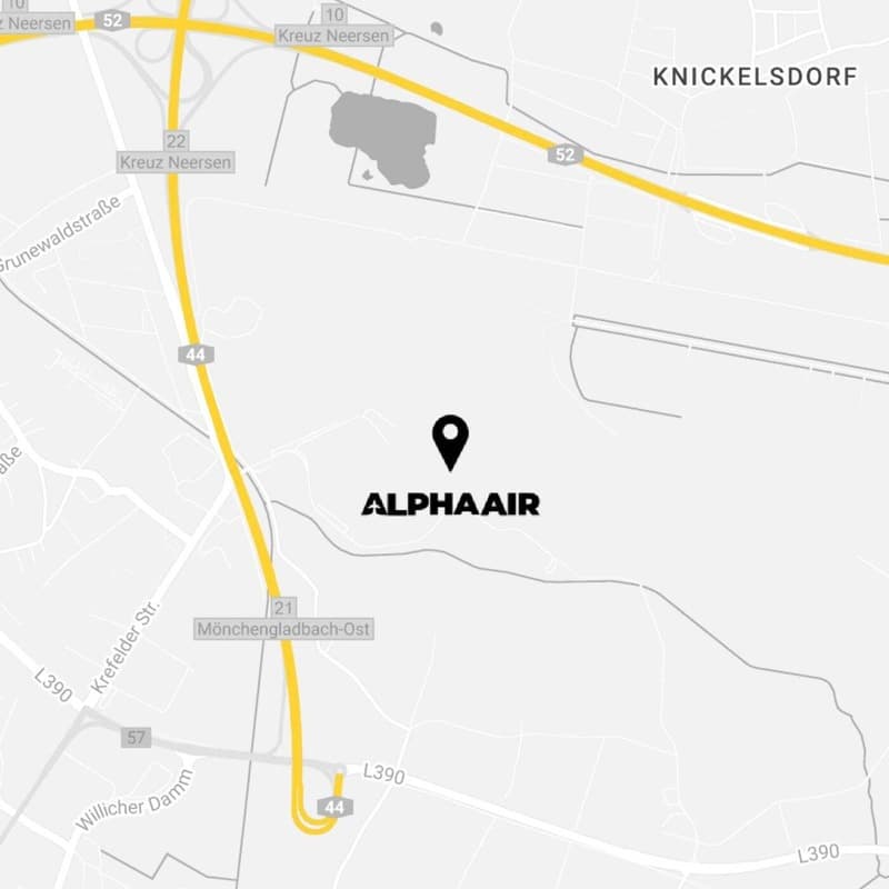 Alpha Air map mobile